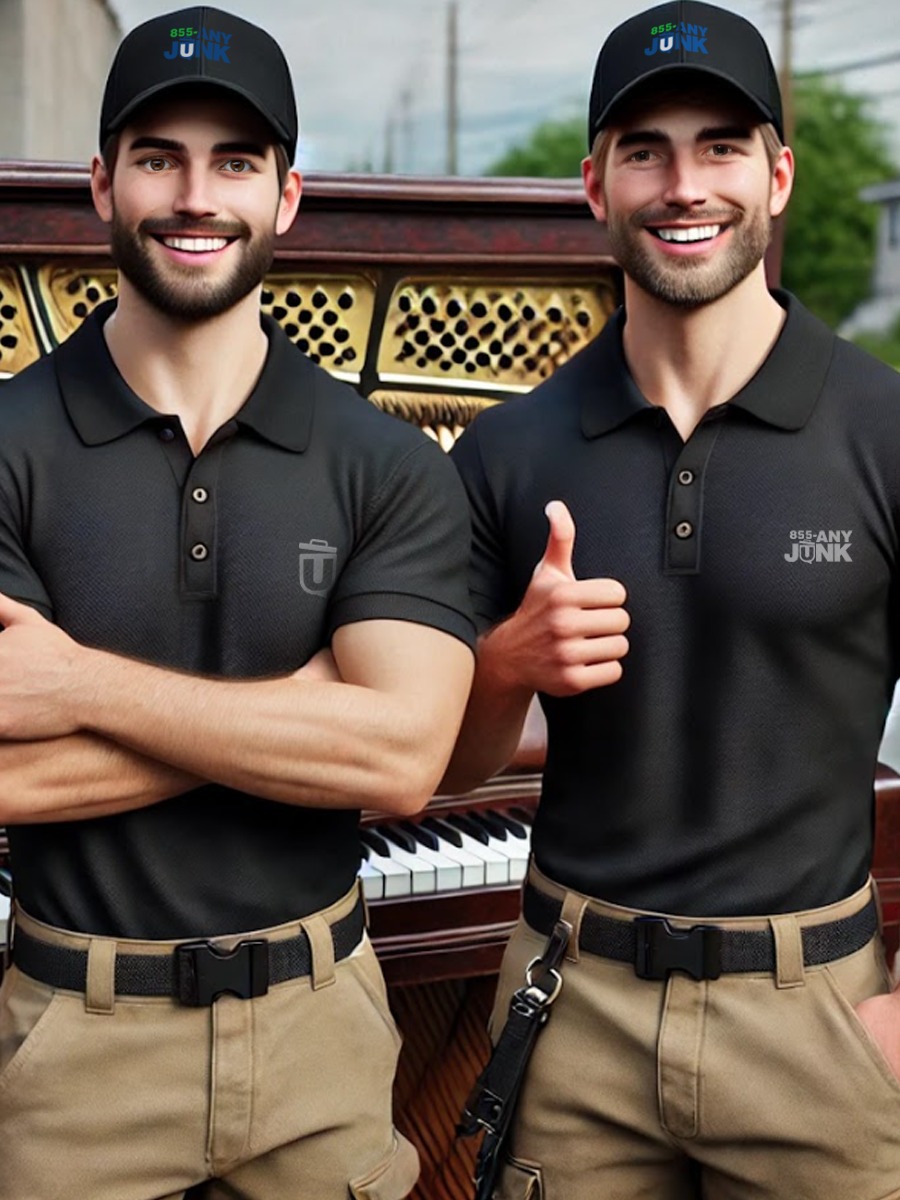Eco-friendly piano removal services recycling and donating pianos.